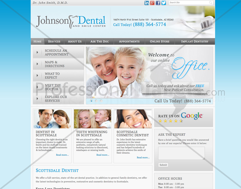 dentist websites